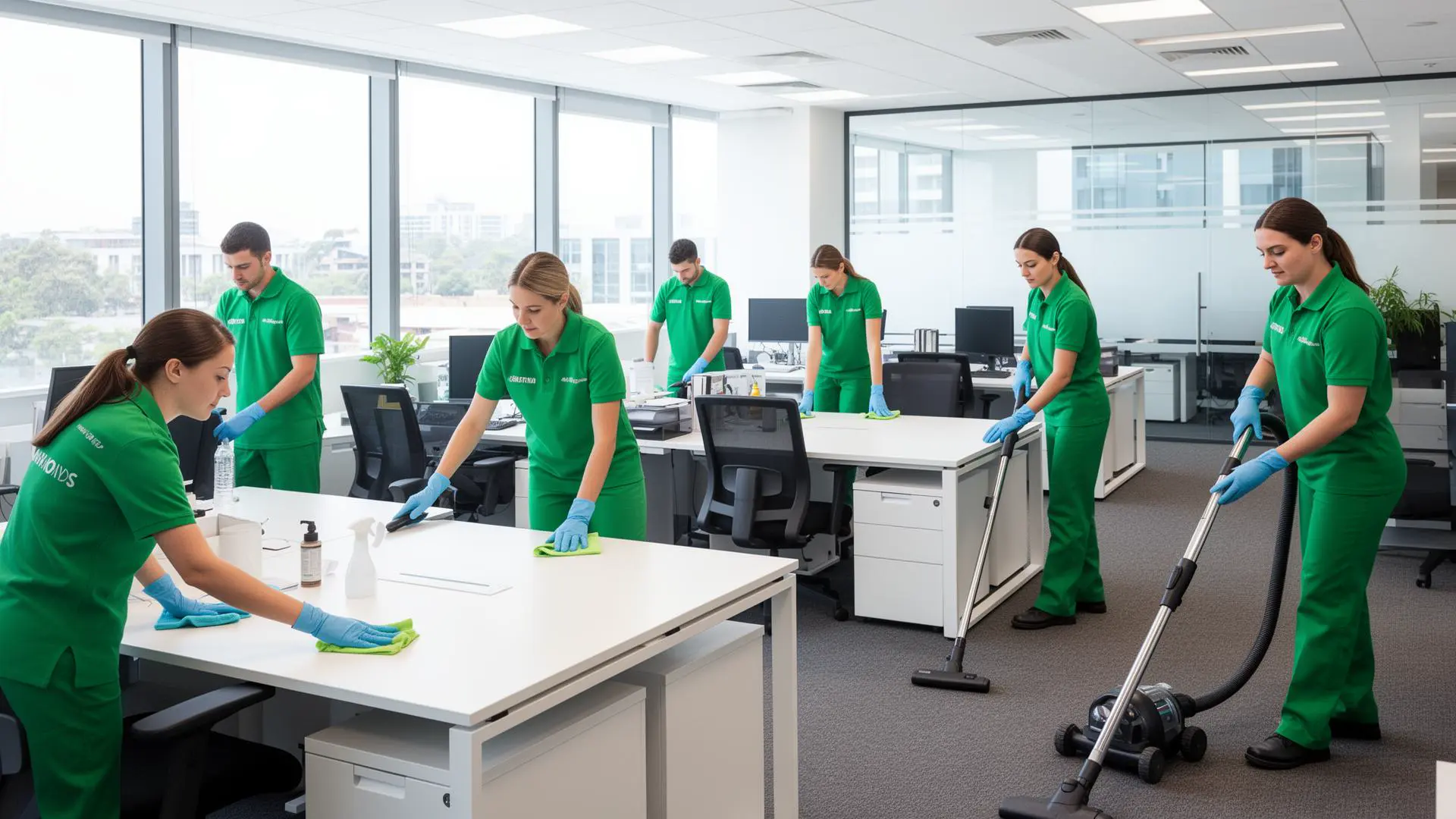 Professional cleaning services team in Canberra ACT